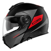 Kask motocyklowy SCHUBERTH C5 ECE ECLIPSE ANTHRACITE czarny grafitowy czerwony