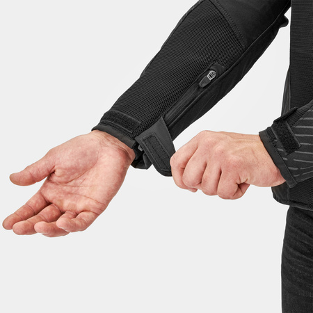Kurtka motocyklowa tekstylna miejska/sportowa Shima SOLID 2.0 VENT czarny