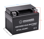 Akumulator motocyklowy MORETTI MTX4L-BS Żelowy