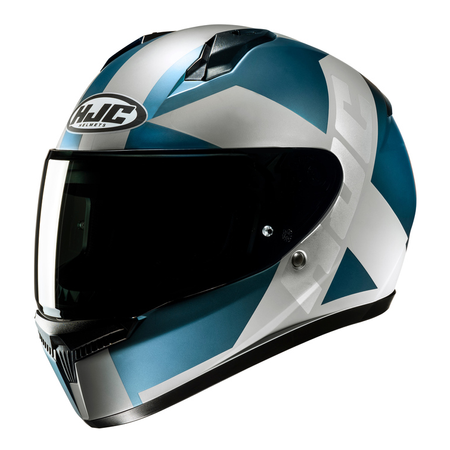 Kask motocyklowy integralny HJC C10 Tez niebieski/srebrny