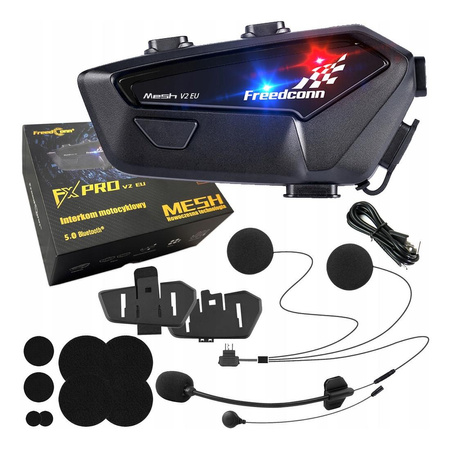 Interkom uniwersalny FREEDCONN FX Pro V2 EU MESH