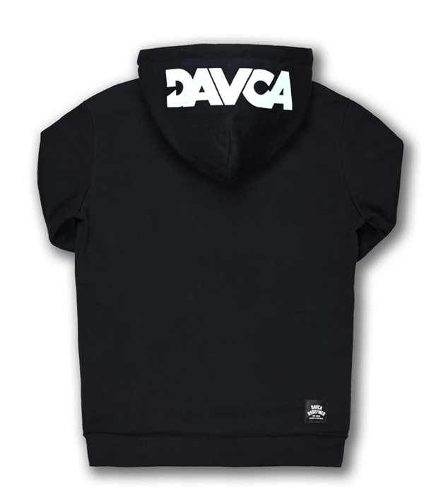 DAVCA bluza z suwakiem odblaskowe logo