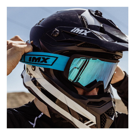 Gogle motocyklowe IMX Endurance Race - Szyba Iridium Blue + Clear (2 szyby w zestawie)