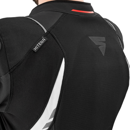 Kurtka motocyklowa tekstylna miejska Shima MESH PRO 2.0 czerwony