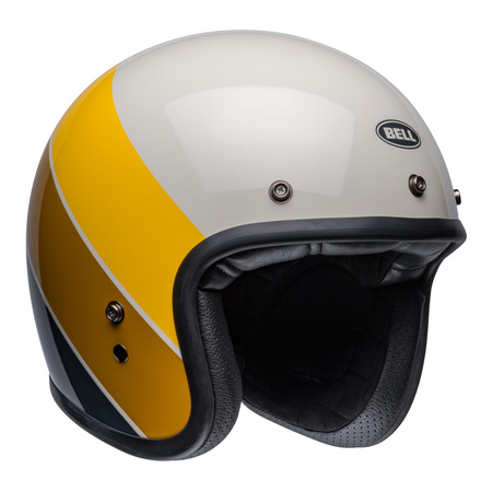 Kask motocyklowy BELL CUSTOM 500 RIF SAND/YELLOW biały żółty złoty czarny