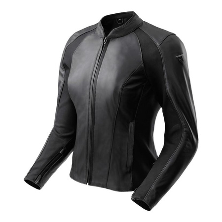 Damska kurtka motocyklowa skórzana Rebelhorn SIENA czarny