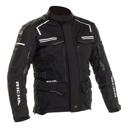 Kurtka motocyklowa RICHA TOUAREG II BLACK czarny biały