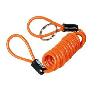 Zabezpieczenie Motocyklowe LAMPA – Linka Przypominająca, 4 mm, Pomarańczowa – Uniwersalna