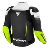Kurtka motocyklowa sportowa/miejska skórzana Shima BANDIT fluo