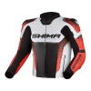 Kurtka motocyklowa skórzana sportowa Shima STR 2.0 czerwony