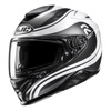 Kask motocyklowy integralny HJC RPHA 71 Cleta biały/czarny