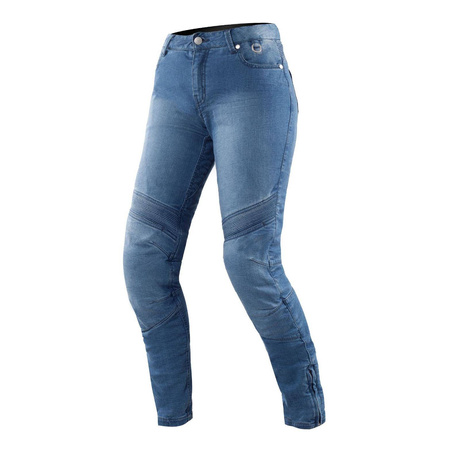 Jeansy motocyklowe damskie Shima JESS niebieski
