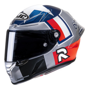 Kask motocyklowy integralny sportowy HJC RPHA 1 Ben Spies srebrnystar srebrny