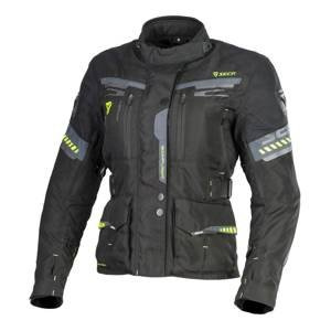 Kurtka motocyklowa damska SECA ARRAKIS II LADY BLACK czarny szary żółty fluo