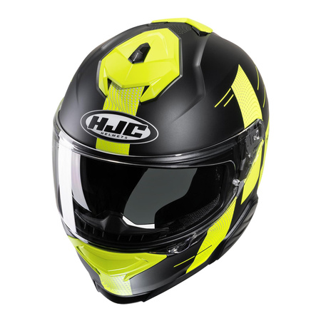 Kask motocyklowy integralny HJC I71 Peka czarny/żółty