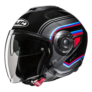 Kask motocyklowy otwarty HJC I40N Linia czarny/szary