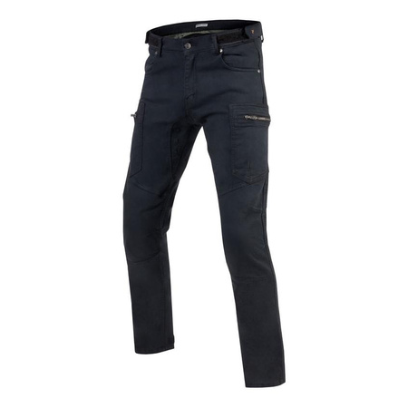 Jeansy motocyklowe Rebelhorn URBAN II czarny vintage
