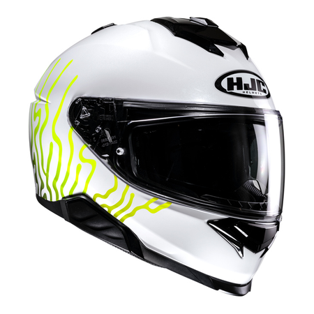 Kask motocyklowy integralny HJC I71 Celos biały/czarny