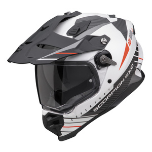 Kask motocyklowy SCORPION ADF-9000 AIR FEAT WHITE/BLACK/RED biały czarny czerwony