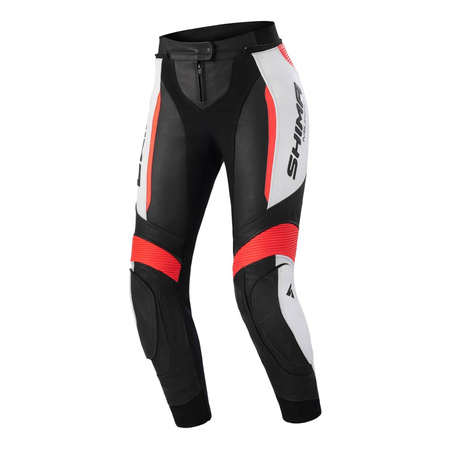 Damskie spodnie motocyklowe skórzane sportowe Shima MIURA 2.0 czerwony
