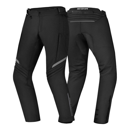 Spodnie motocyklowe tekstylne miejskie/turystyczne Shima RUSH PANT czarny