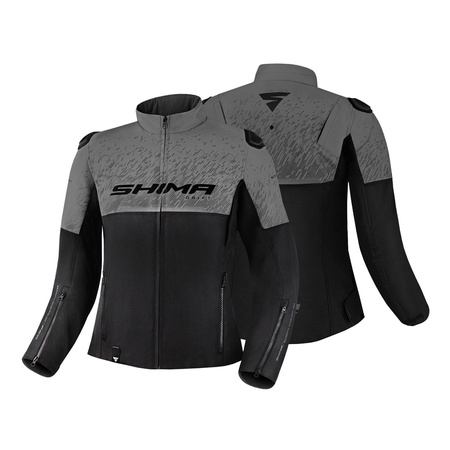 Damska kurtka motocyklowa tekstylna miejska Shima DRIFT szary