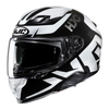 Kask motocyklowy integralny HJC F71 Bard czarny/biały