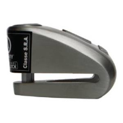 Blokada na motocyklową tarczę hamulcową AUVRAY DK10 STEEL szary czarny