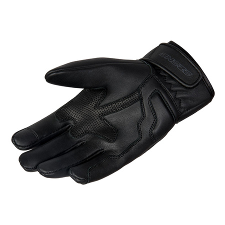 Dziecięce rękawice motocyklowe miejskie skórzane OZONE ROOKIE II JUNIOR czarne