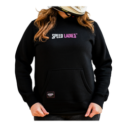 Bluza codzienna damska SPEED LADIES BLACK czarny różowy