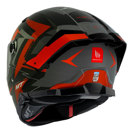 Kask motocyklowy MT THUNDER 4 SV MOUNTAIN MATT RED czarny czerwony szary