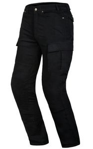 Jeansy motocyklowe OZONE SHADOW II czarne