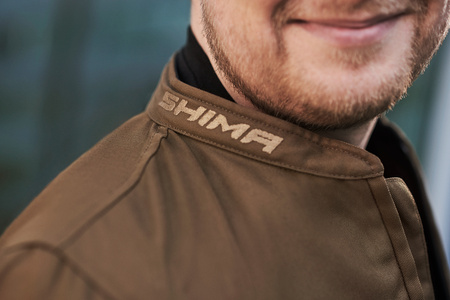 Kurtka motocyklowa tekstylna miejska Shima OPENAIR brązowy