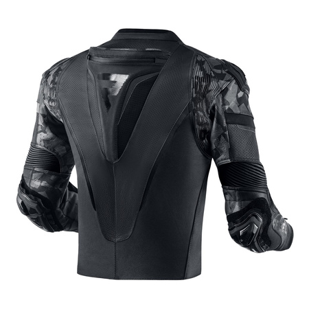 Kombinezon motocyklowy dwuczęściowy REBELHORN REBEL BLACK czarny