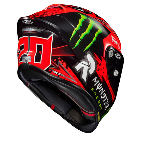 Kask motocyklowy integralny sportowy HJC RPHA 1 Quartararo czarny/czerwony