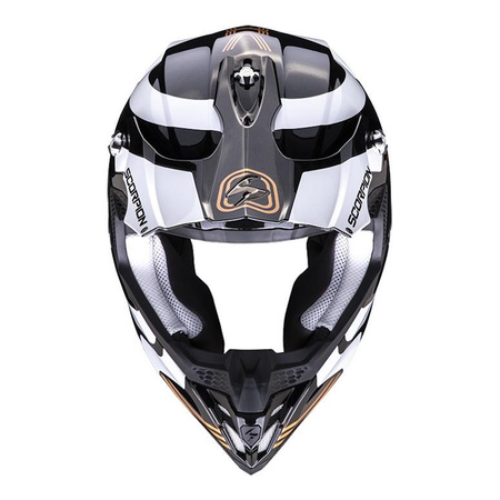 Kask motocyklowy SCORPION VX 16 EVO AIR TUB BLACK/GOLD czarny złoty