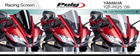 Szyba sportowa PUIG do Yamaha R125 08-18