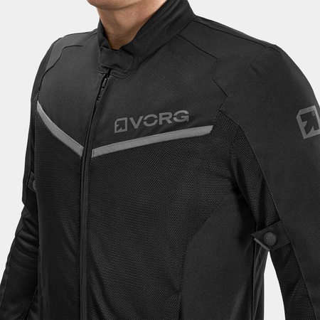 Kurtka motocyklowa VORG NANO BLACK czarny