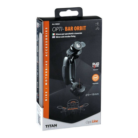Mocowanie do lusterka i poprzeczki LAMPA Titan Opti Bar Orbit