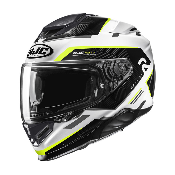 Kask motocyklowy integralny HJC RPHA 71 Ellon czarny/biały