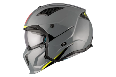 Kask motocyklowy MT STREETFIGHTER SV S SOLID GLOSS GREY