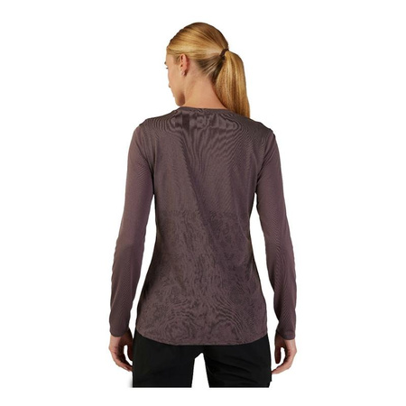 Koszulka na rower damska FOX LADY RANGER Z DŁUGIM RĘKAWEM TRU DRI PURPLE fioletowy