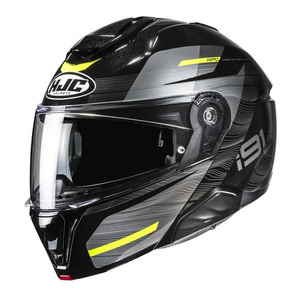 Kask szczękowy HJC I91 DUSK BLACK/YELLOW czarny żółty