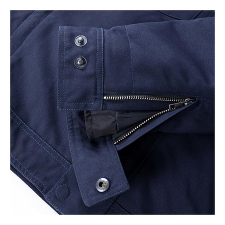 Kurtka motocyklowa tekstylna miejska Rebelhorn HUNTER niebieski navy