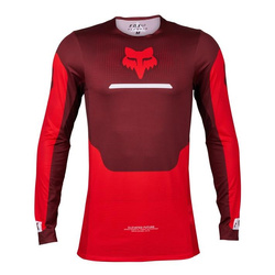Bluza koszulka motocyklowa rowerowa cross offroad mtb FOX Flexair Optical Fluo czerwony