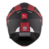 Kask motocyklowy MT GENESIS SV CAVE MATT BLACK/RED czarny czerwony biały