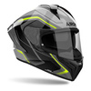 Kask motocyklowy AIROH MATRYX WIDE YELLOW GLOSS żółty fluo szary czarny