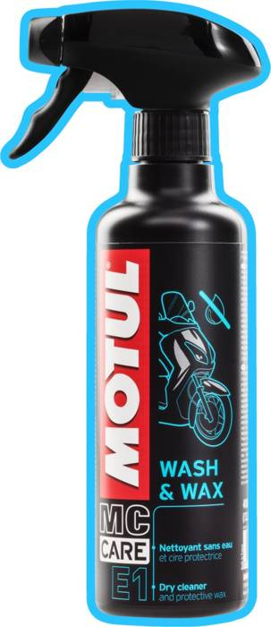 Motul E1 Wash Wax – Środek Motocyklowy Woskujący, 400ML