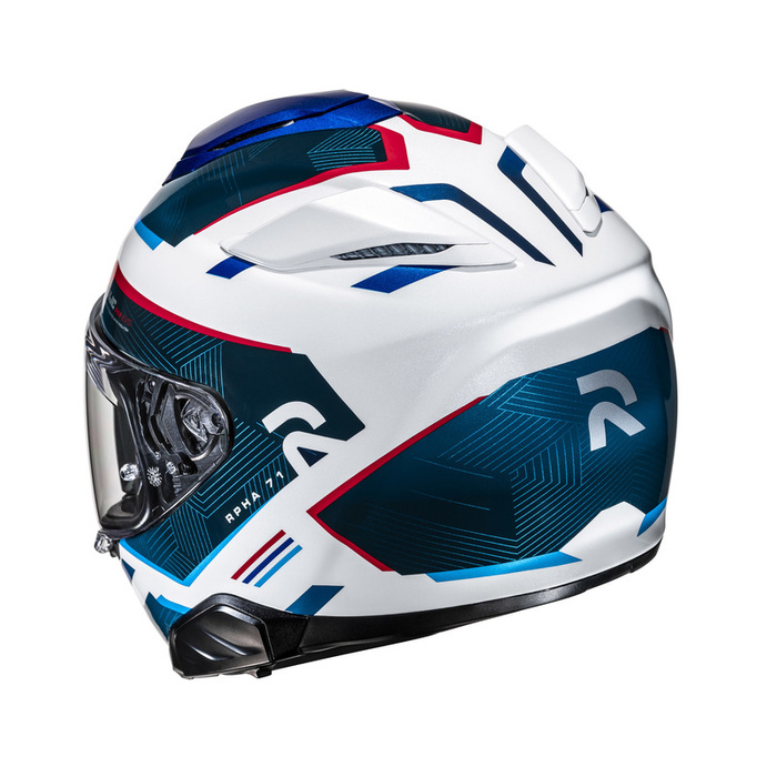 Kask motocyklowy integralny HJC RPHA 71 Ellon biały/niebieski