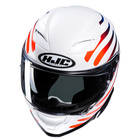 Kask motocyklowy integralny HJC F71 Zen biały/czerwony